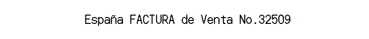 Fuente de factura muy común para la impresora térmica