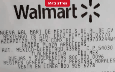 fuente de ticket de compra MatrizTres